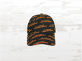 Lamborghini Automobili Cap, Black & Orange, Adjustable Motorsport Hat