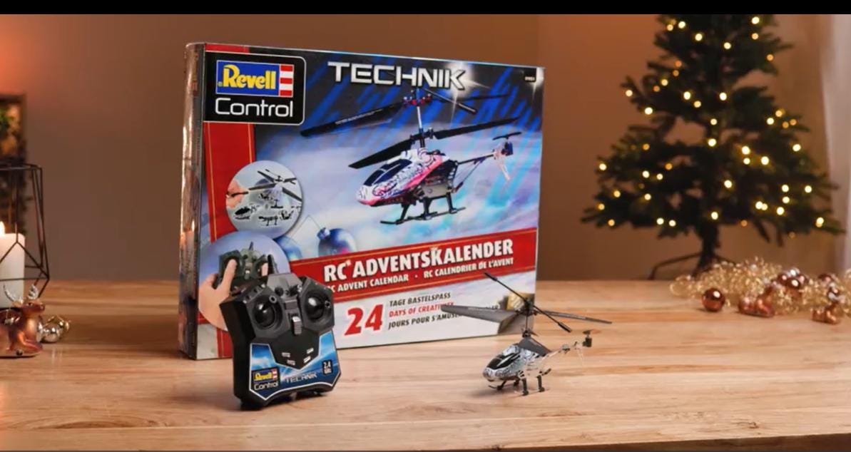 RC Helicopter Advent Calendar 2025 | Technik Build & Fly Kit