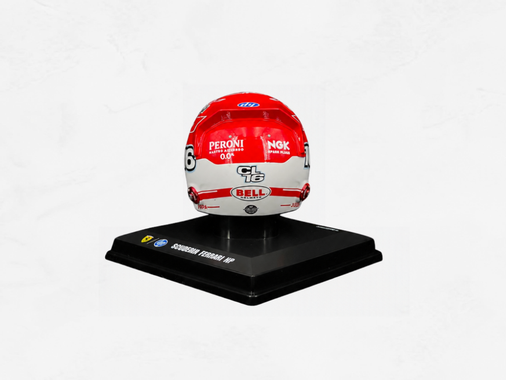 Charles Leclerc Ferrari Helmet 2026 | No. 16 | 1:5 Scale Resin Model | LookSmart LSHEL030