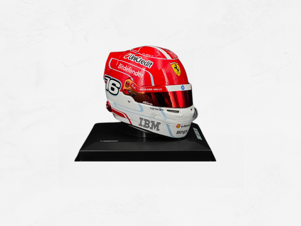Charles Leclerc Ferrari Helmet 2026 | No. 16 | 1:5 Scale Resin Model | LookSmart LSHEL030
