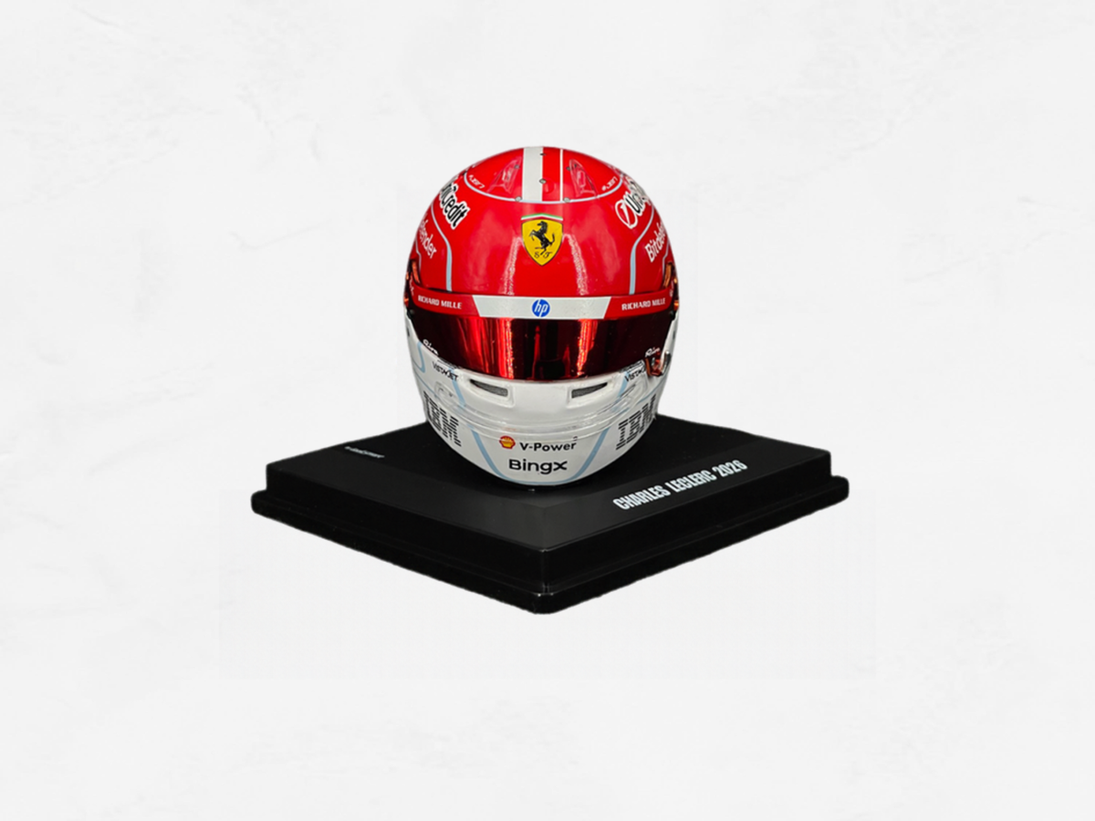 Charles Leclerc Ferrari Helmet 2026 | No. 16 | 1:5 Scale Resin Model | LookSmart LSHEL030