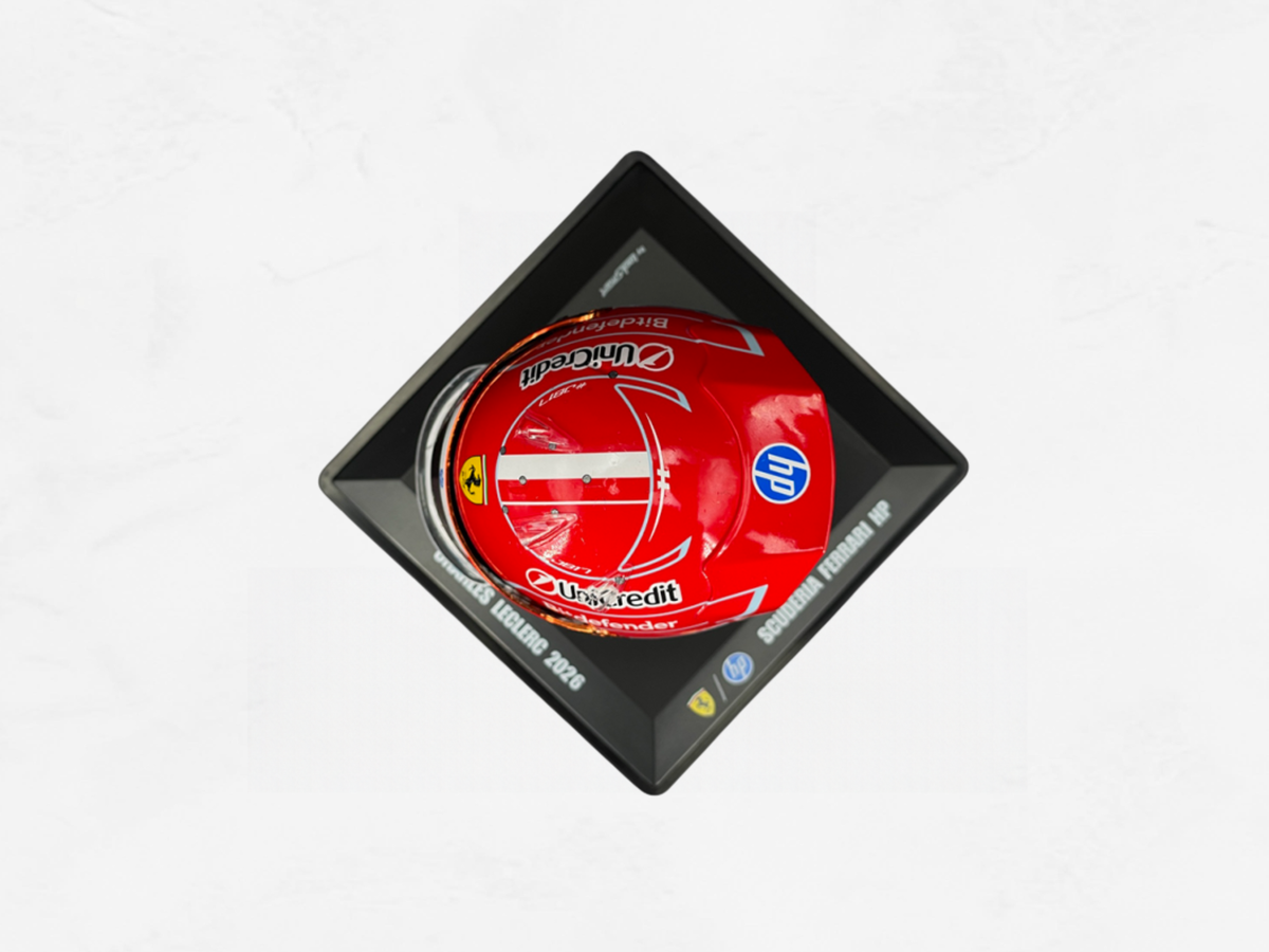 Charles Leclerc Ferrari Helmet 2026 | No. 16 | 1:5 Scale Resin Model | LookSmart LSHEL030