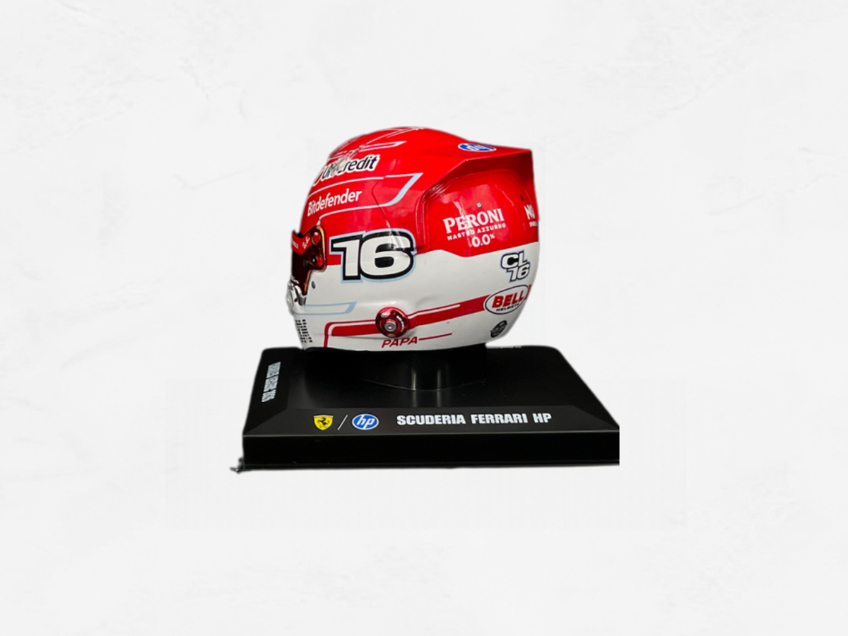 Charles Leclerc Ferrari Helmet 2026 | No. 16 | 1:5 Scale Resin Model | LookSmart LSHEL030