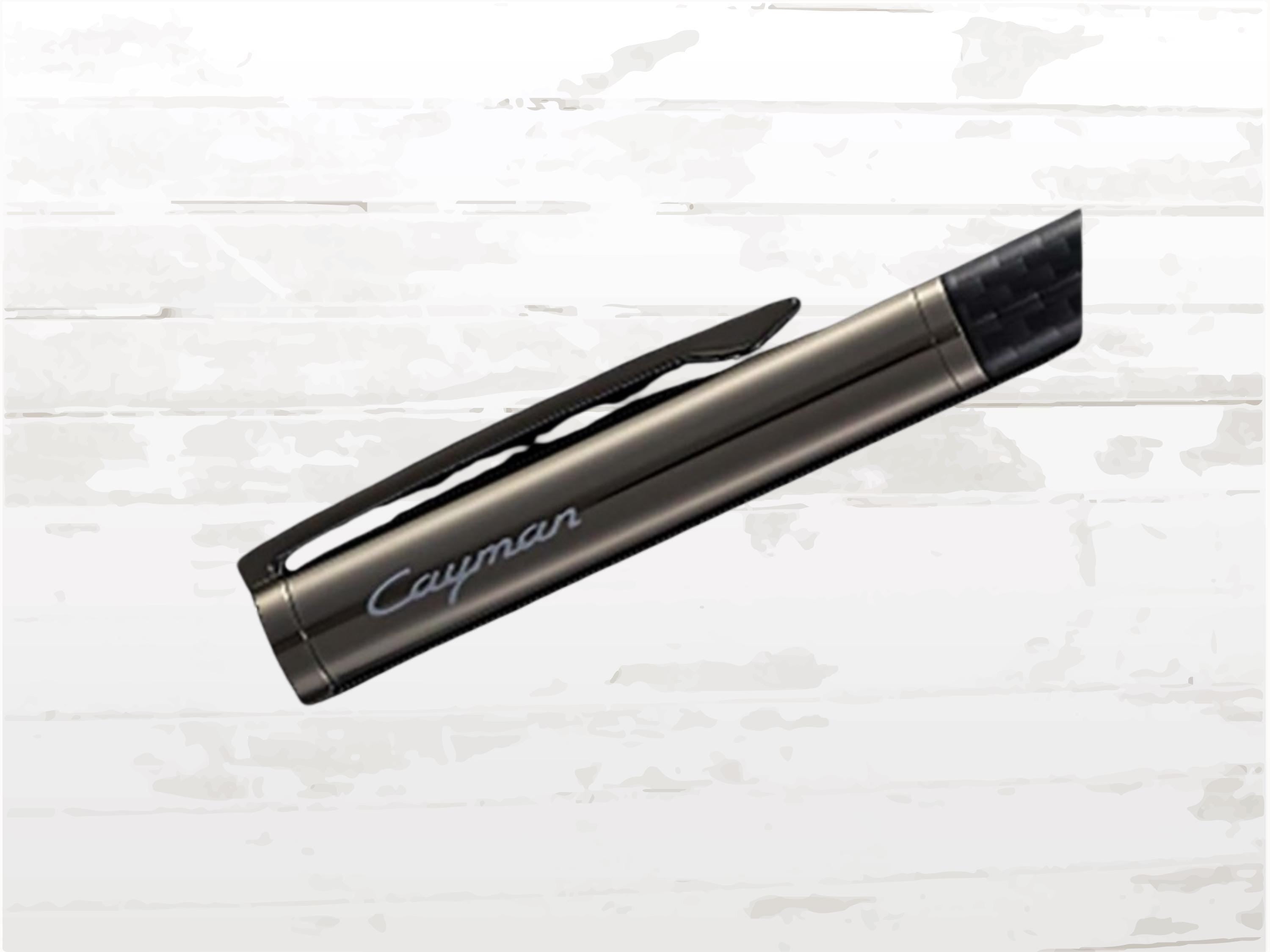 Porsche Cayman Rollerball Pen, Silver Metallic Design