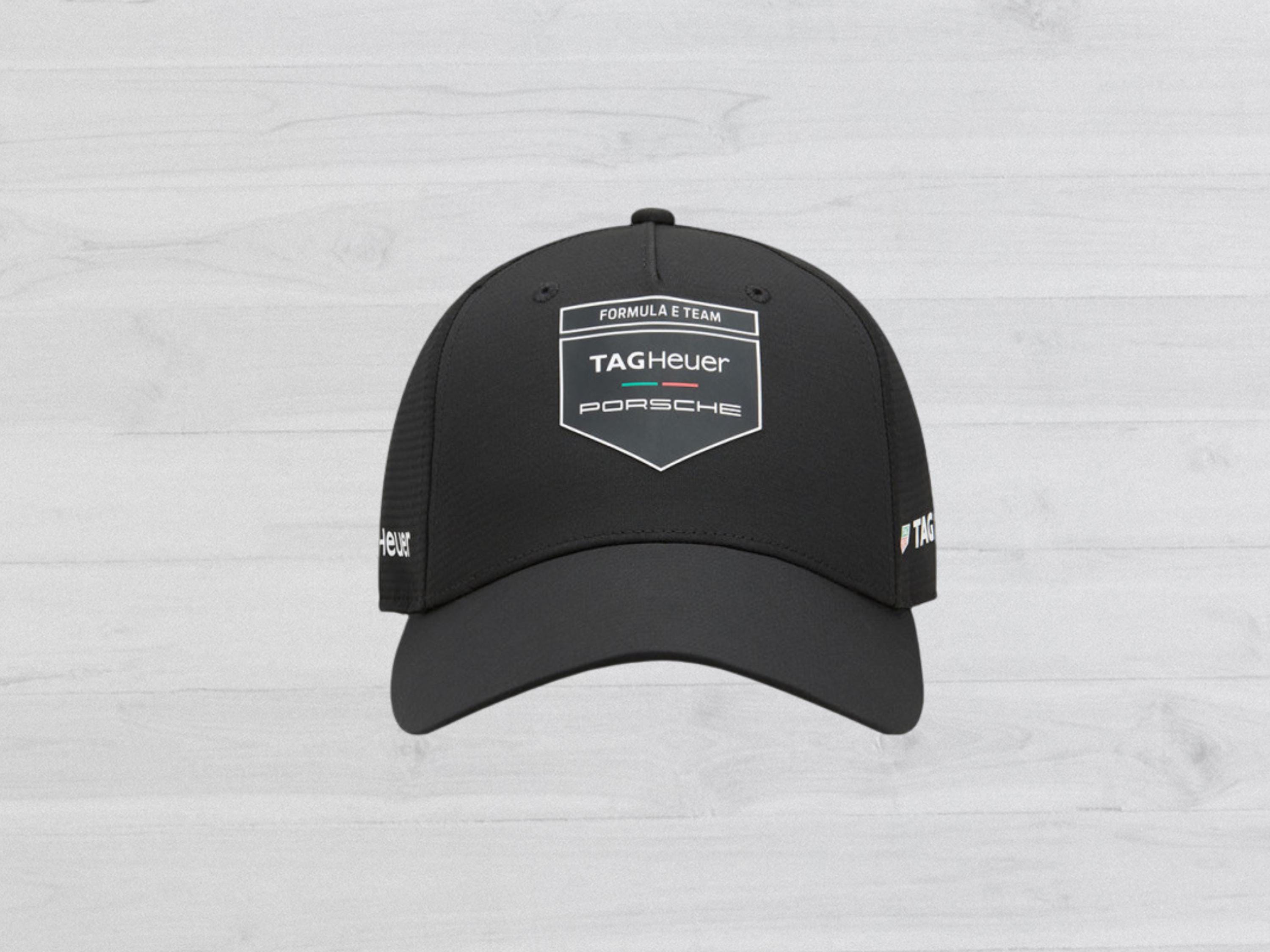 Porsche Motorsport Cap: Tag Heuer Edition, Puma Design - Black Racing Hat
