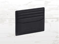 Porsche Design Leather Card Holder Wallet: Black RFID Business Wallet