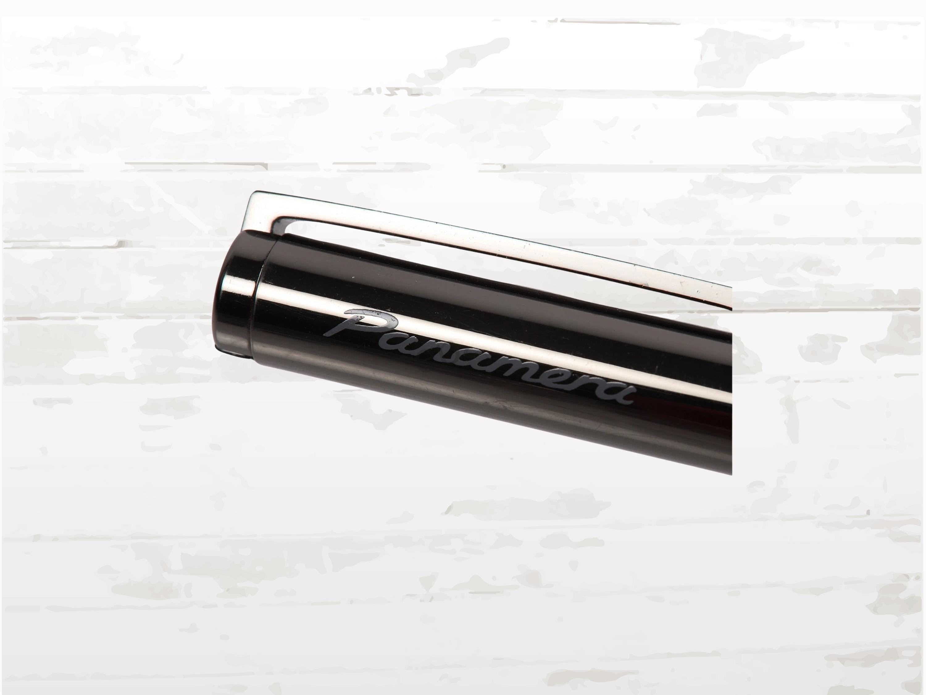 Porsche Panamera Rollerball Pen | Dark Grey Carbon Design | Refined Gift Car lovers