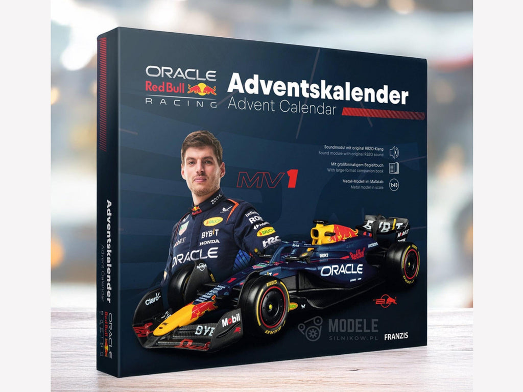 Racing Formula 1 Advent Calendar | 1:43 Scale RB20 Model Kit | For Racing Fans