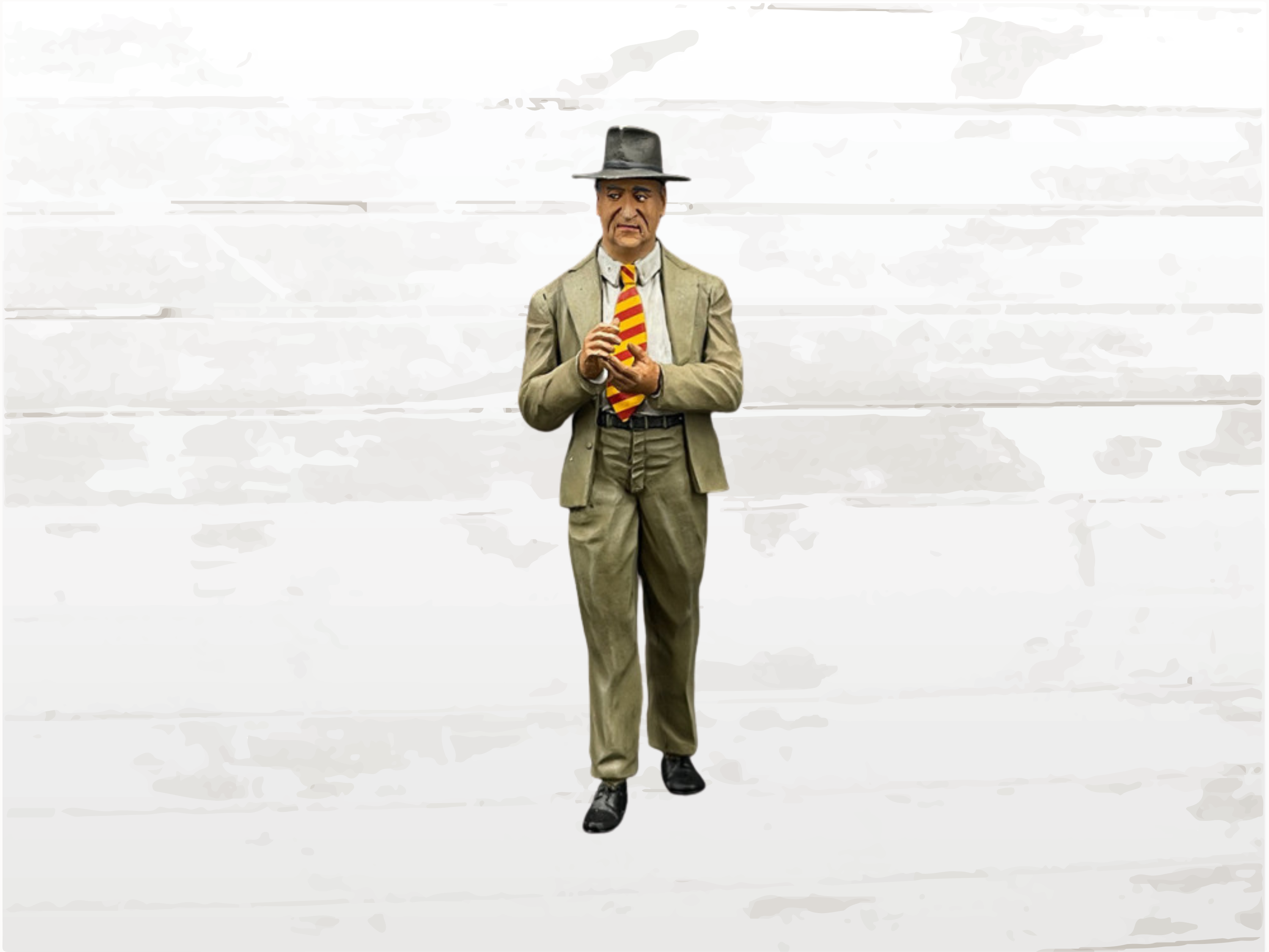 Enzo Ferrari Figurine 1/18 Scale – Motorsport Collector Diorama Figure