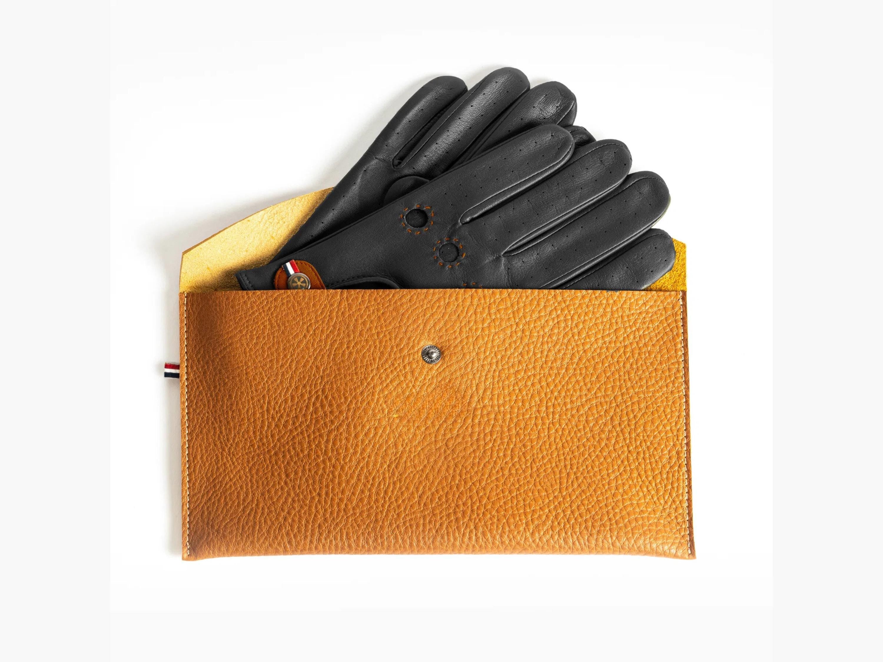 Leather Driving Gloves, Sheepskin Leather,Gentleman Car Accessory
