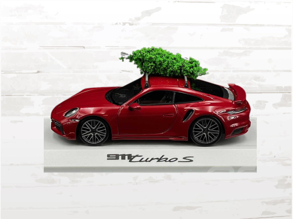 Porsche 911 Turbo S Christmas Model Car: 2023 Holiday Edition