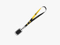 Porsche GT4 Clubsport Lanyard: Black & Yellow Motorsport Keychain with Phone Holder
