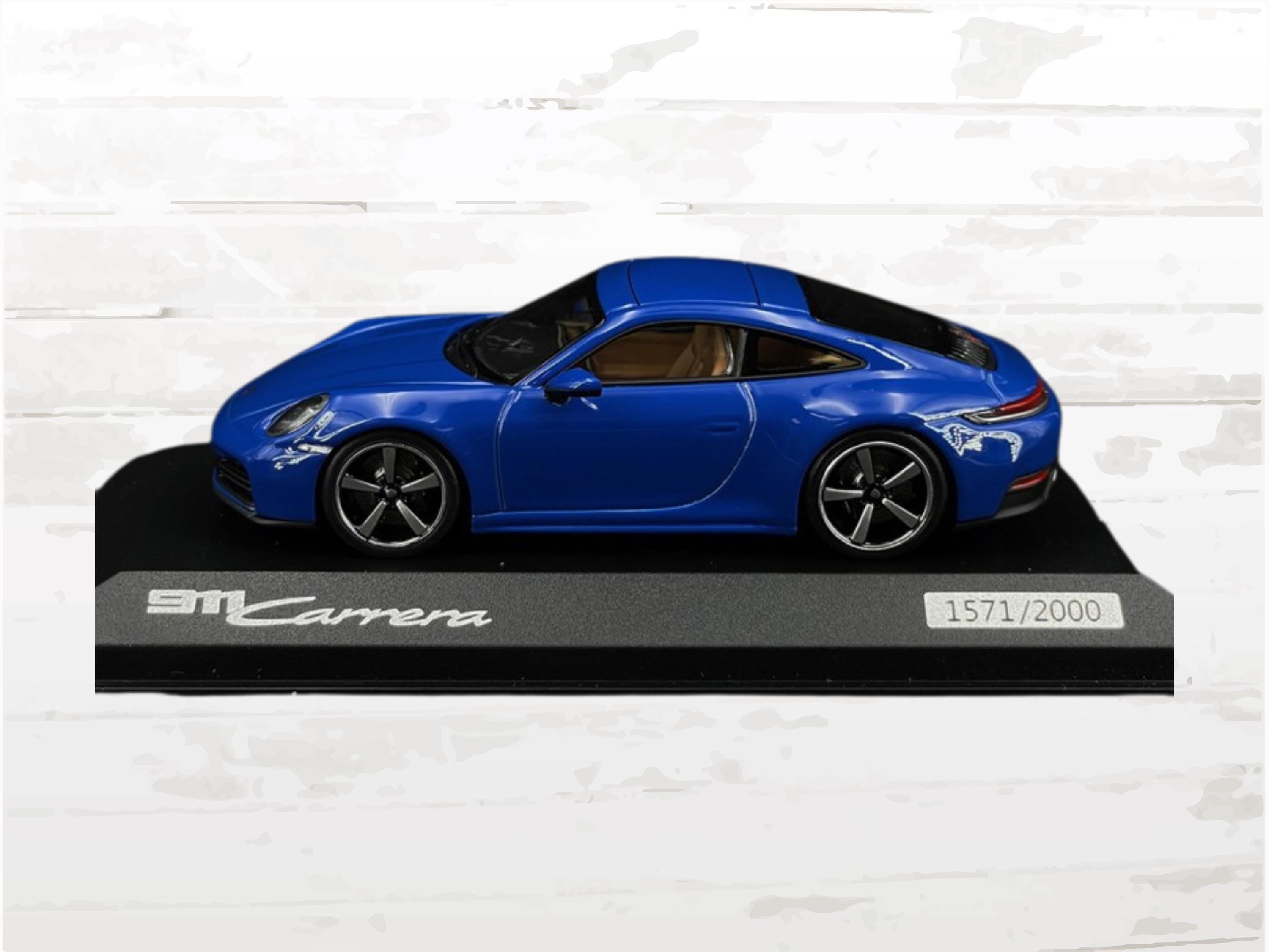 Porsche 911 Carrera 992.2 2024 Model | 1:43 Lugano Blue Limited Edition | Numbered 2000 Pieces I Collector Car