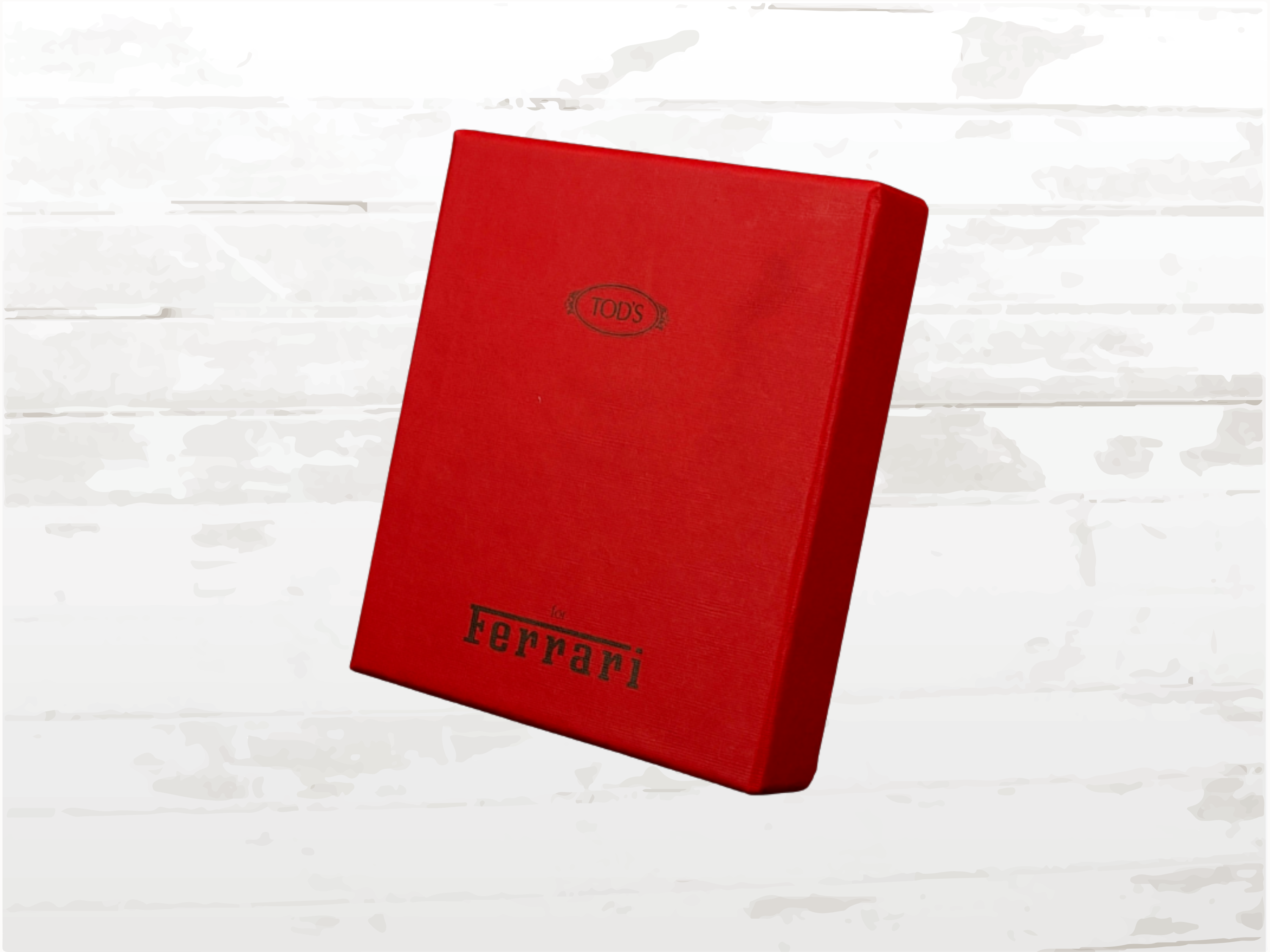 Ferrari Leather Card Holder by Tod’s – Brown Luxury Wallet Gift