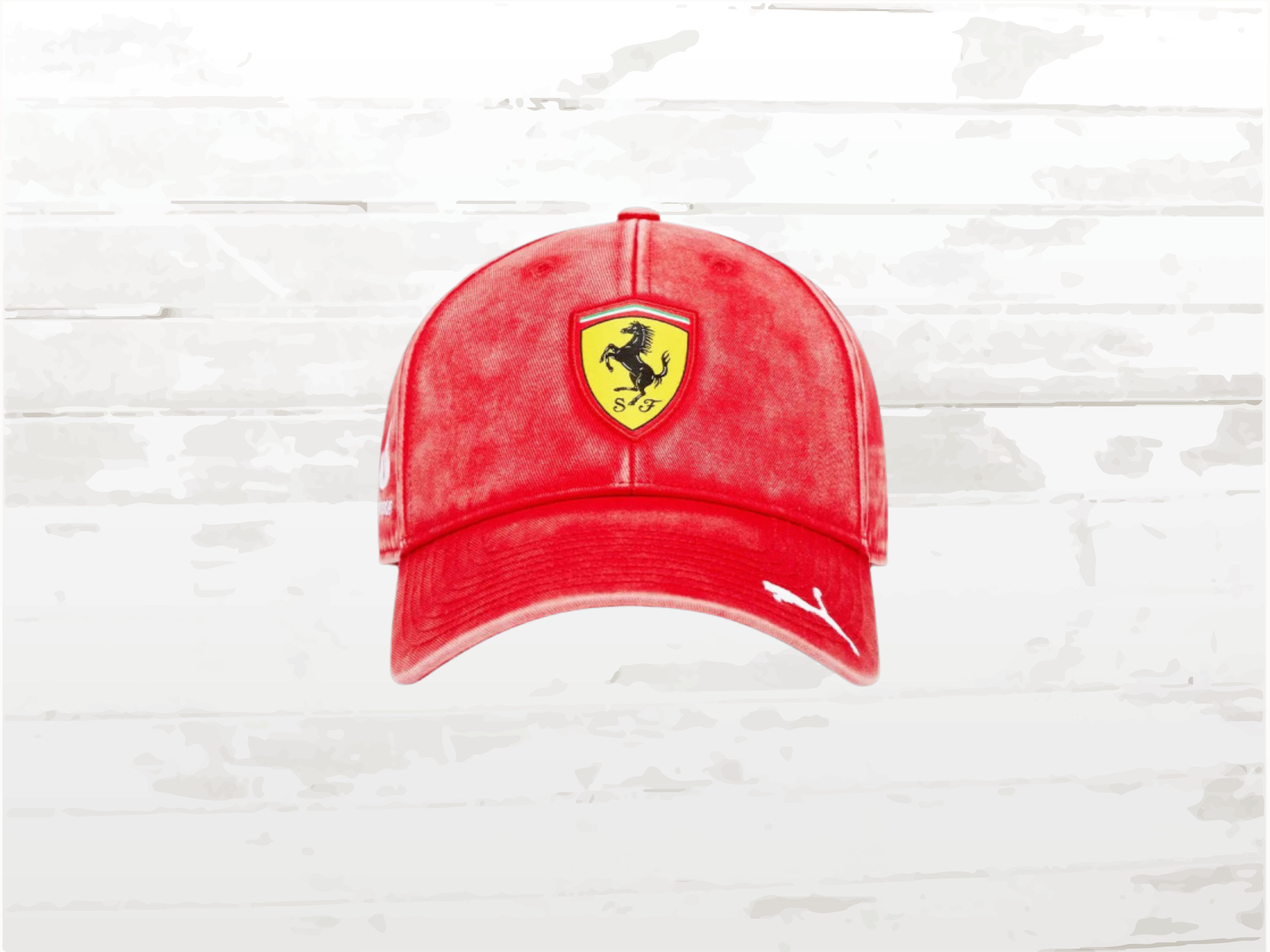 Ferrari Red Vintage Baseball Cap I  Team GP Las Vegas I Adjustable Cotton Hat