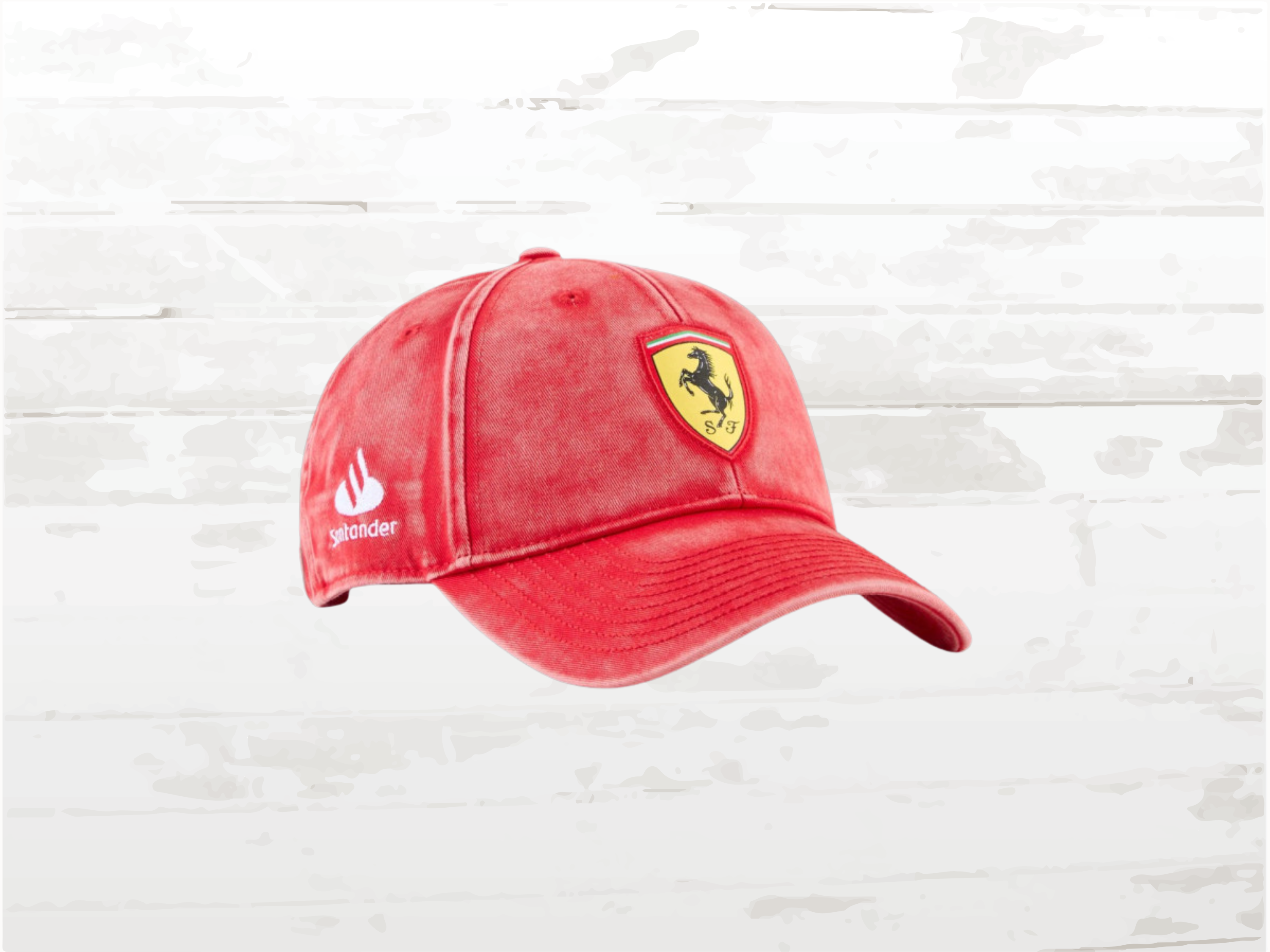 Ferrari Red Vintage Baseball Cap I  Team GP Las Vegas I Adjustable Cotton Hat
