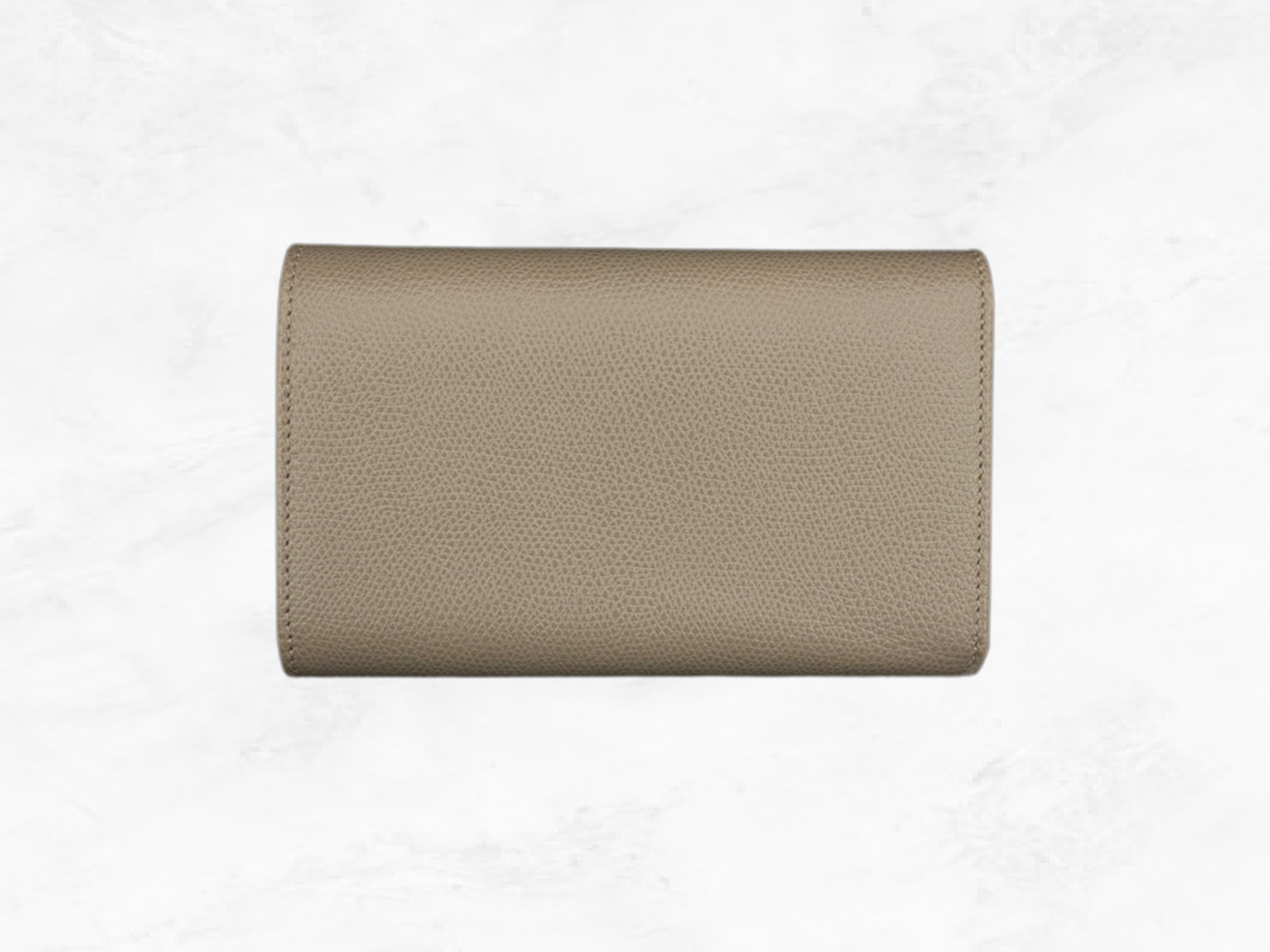 Ferrari GT Collection Wallet | Beige Grained Leather | Handmade in Italy