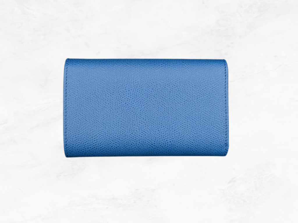 Ferrari Wallet Blue Leather – GT Collection