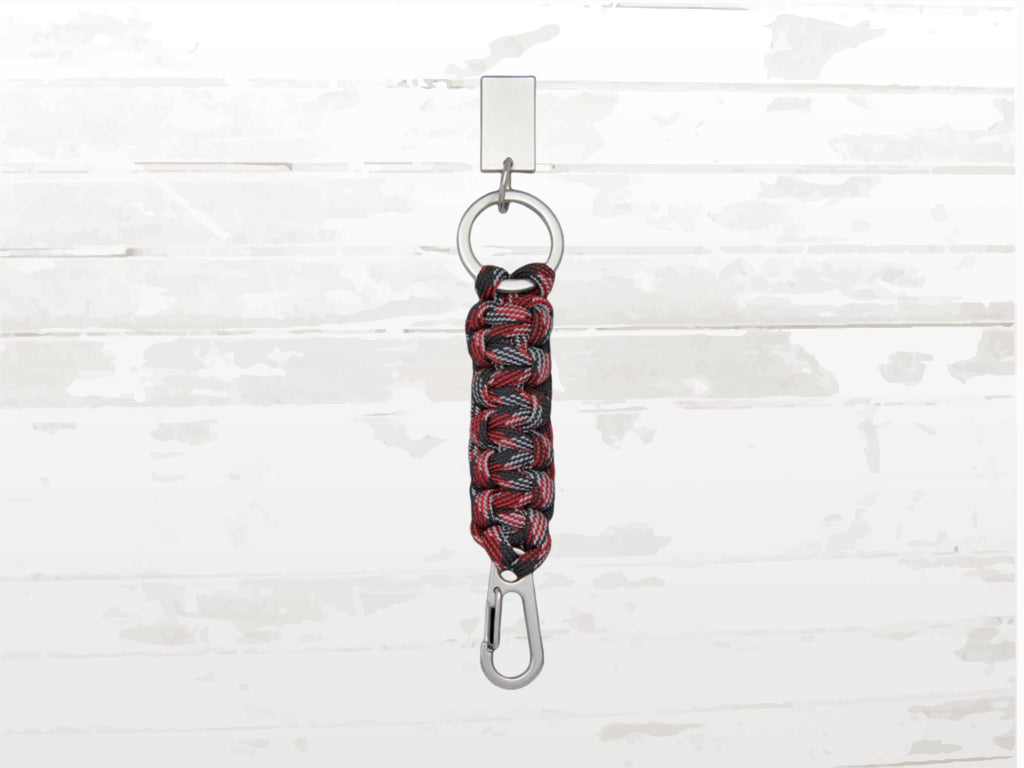 Porsche Motorsport Paracord Keyring: Black & Red Track Day Gear
