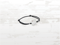 Gearbox Bracelet, Silver Finish, Black Cord, Adjustable length, Car Driver Jewelry