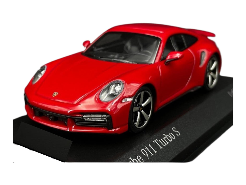 Porsche 911 Turbo S Coupe 2020 Carmine Red | 1:43 Scale Model Car | Collector Gift | Limited Edition 504 pcs