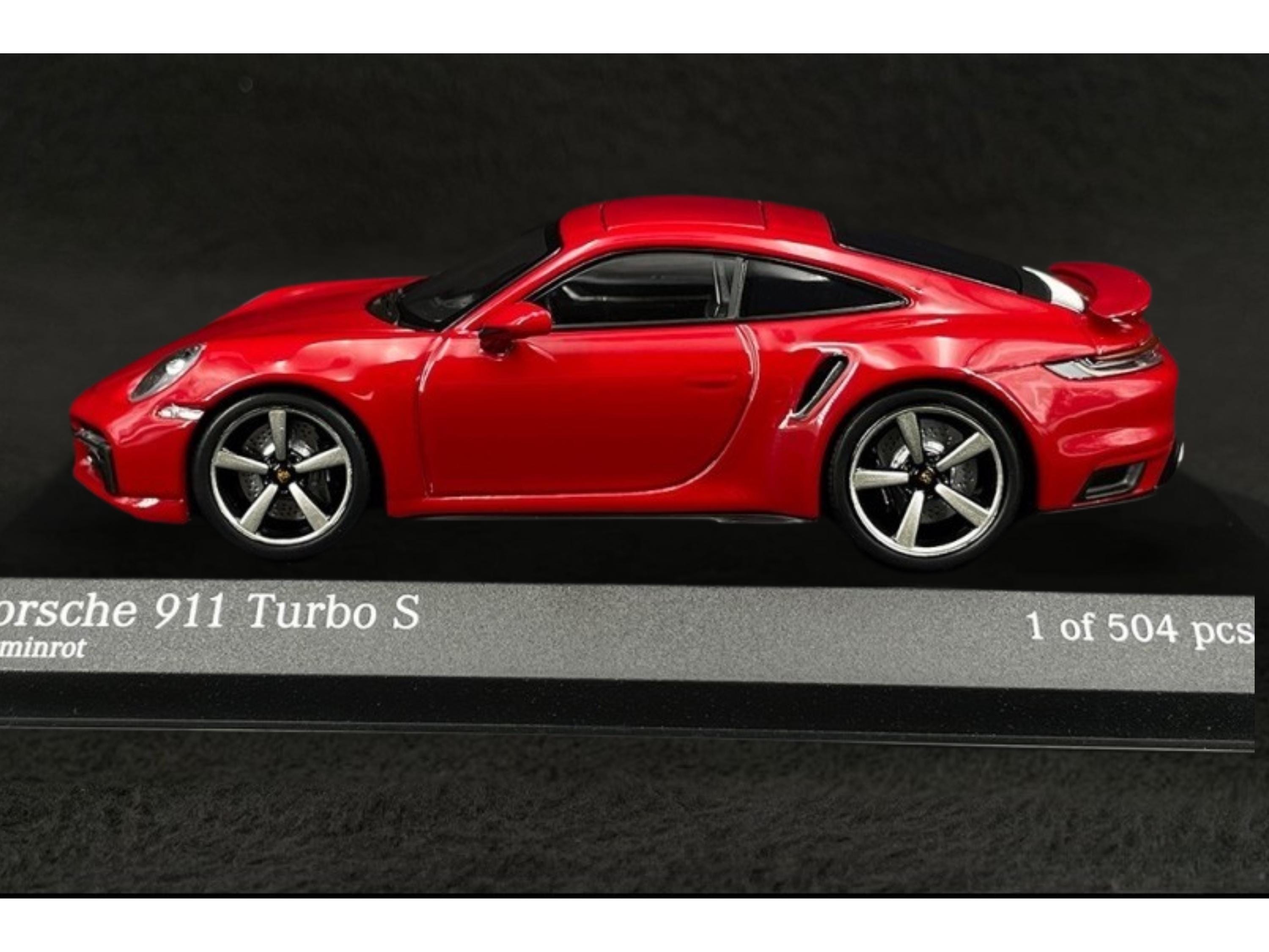 Porsche 911 Turbo S Coupe 2020 Carmine Red | 1:43 Scale Model Car | Collector Gift | Limited Edition 504 pcs