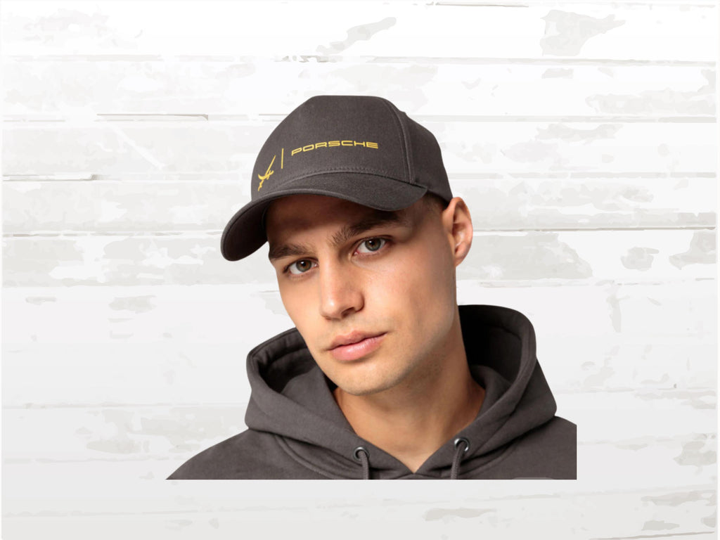Porsche x Sansibar Hat: Grey & Gold Motorsport Cap