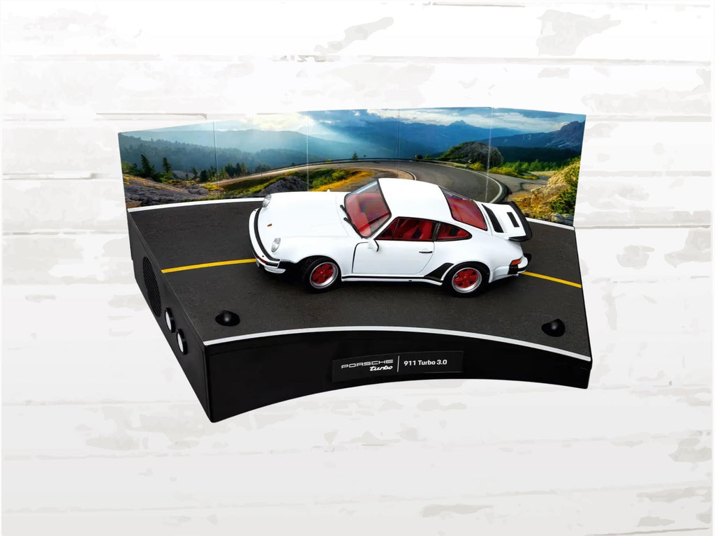 Porsche 911 Turbo Advent Calendar, Grand Prix White Sports Car, with Sound, Christmas Gift