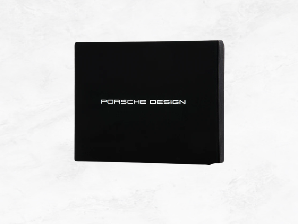 Porsche Design Key Ring – Dark Blue Braided Leather Cord