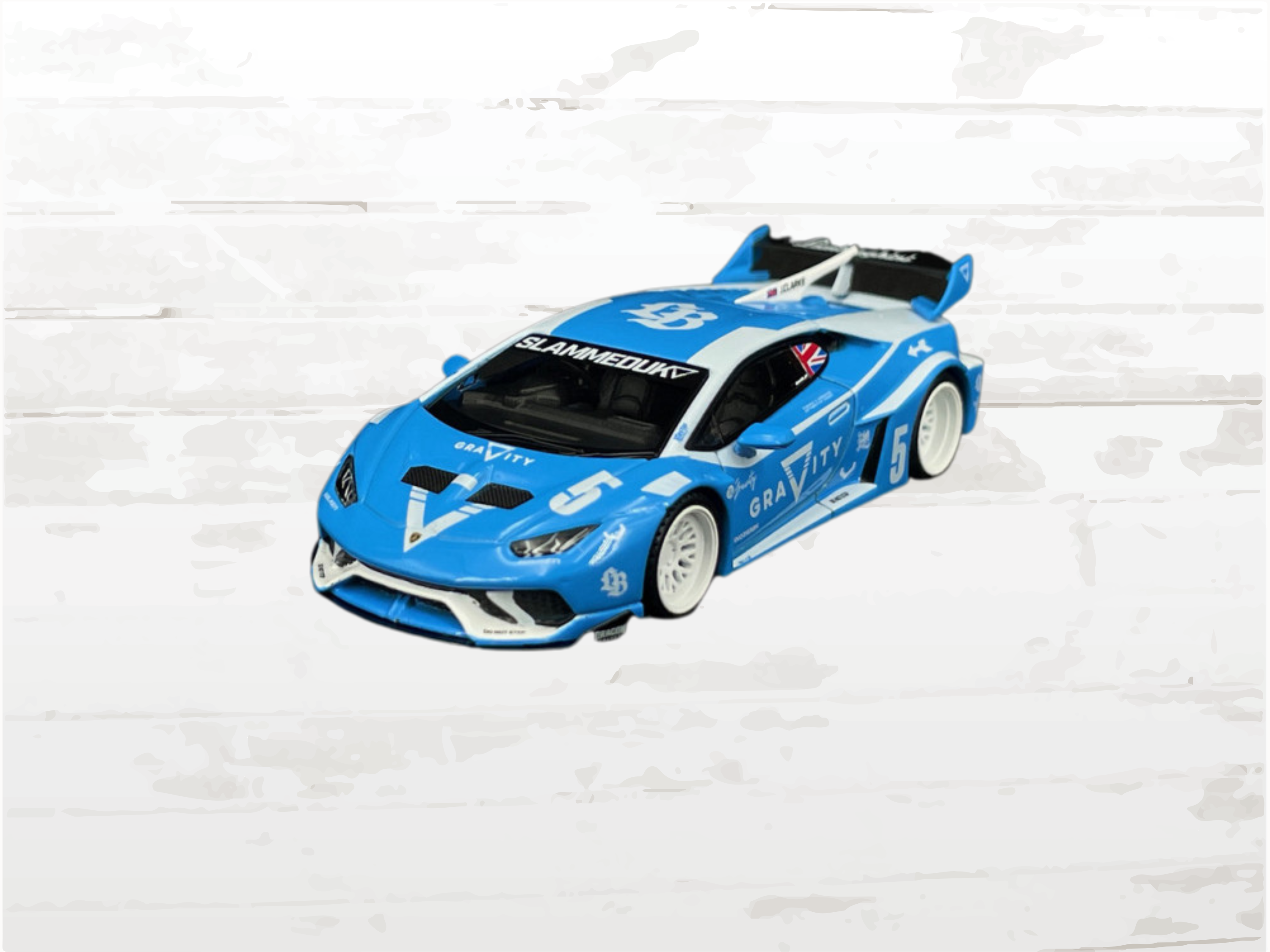 Lamborghini Huracán LB Works Gravity Blue 2024 | 1:64 Scale Diecast Model