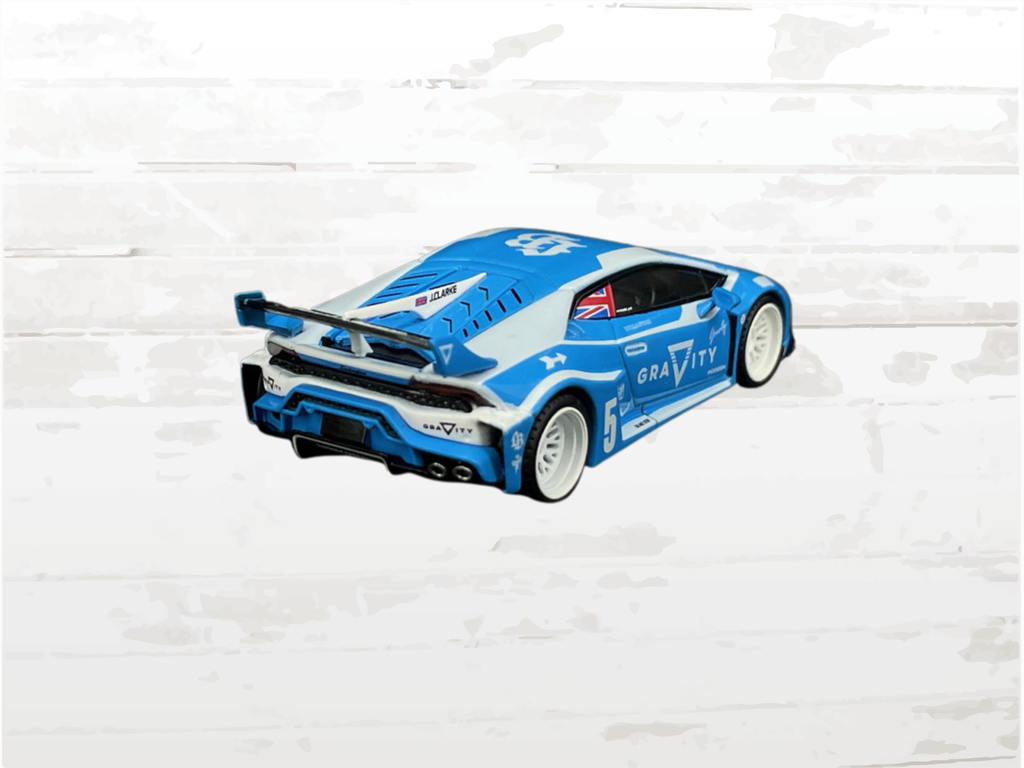 Lamborghini Huracán LB Works Gravity Blue 2024 | 1:64 Scale Diecast Model