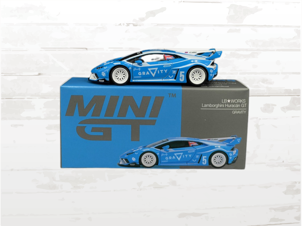 Lamborghini Huracán LB Works Gravity Blue 2024 | 1:64 Scale Diecast Model