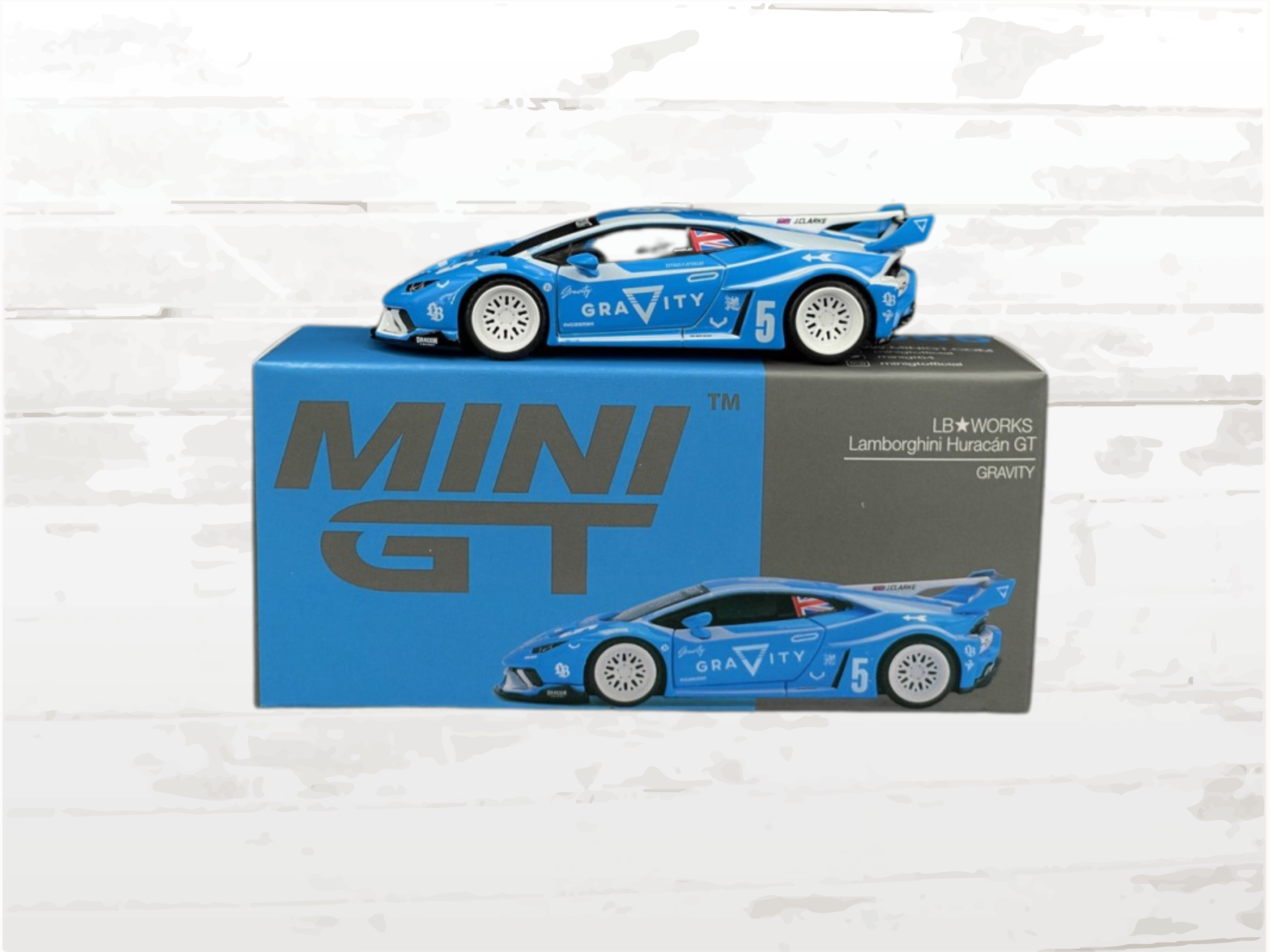 Lamborghini Huracán LB Works Gravity Blue 2024 | 1:64 Scale Diecast Model