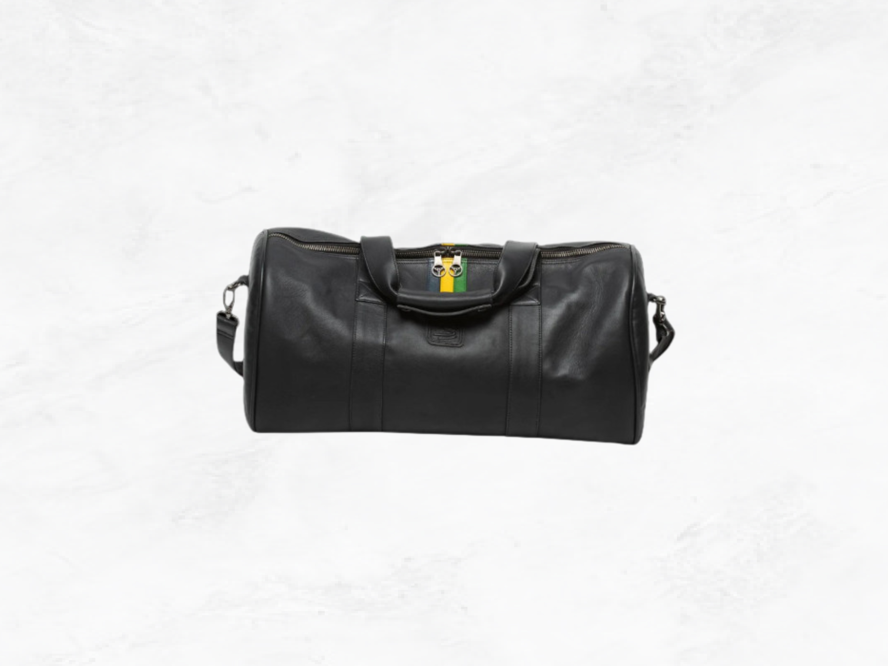 Ayrton Senna Leather Weekender Bag, Sheepskin Travel Bag, F1 Collector Luxury Gift