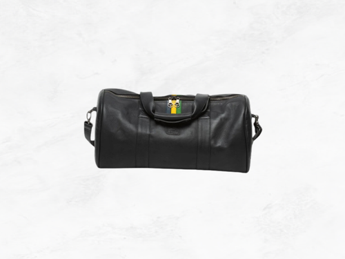 Ayrton Senna Leather Weekender Bag, Sheepskin Travel Bag, F1 Collector Luxury Gift