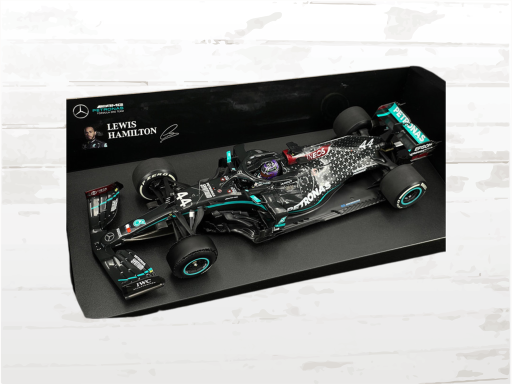 Lewis Hamilton Mercedes-AMG W11 No.44 F1 Winner British GP 2020 – 1/18 Scale Model