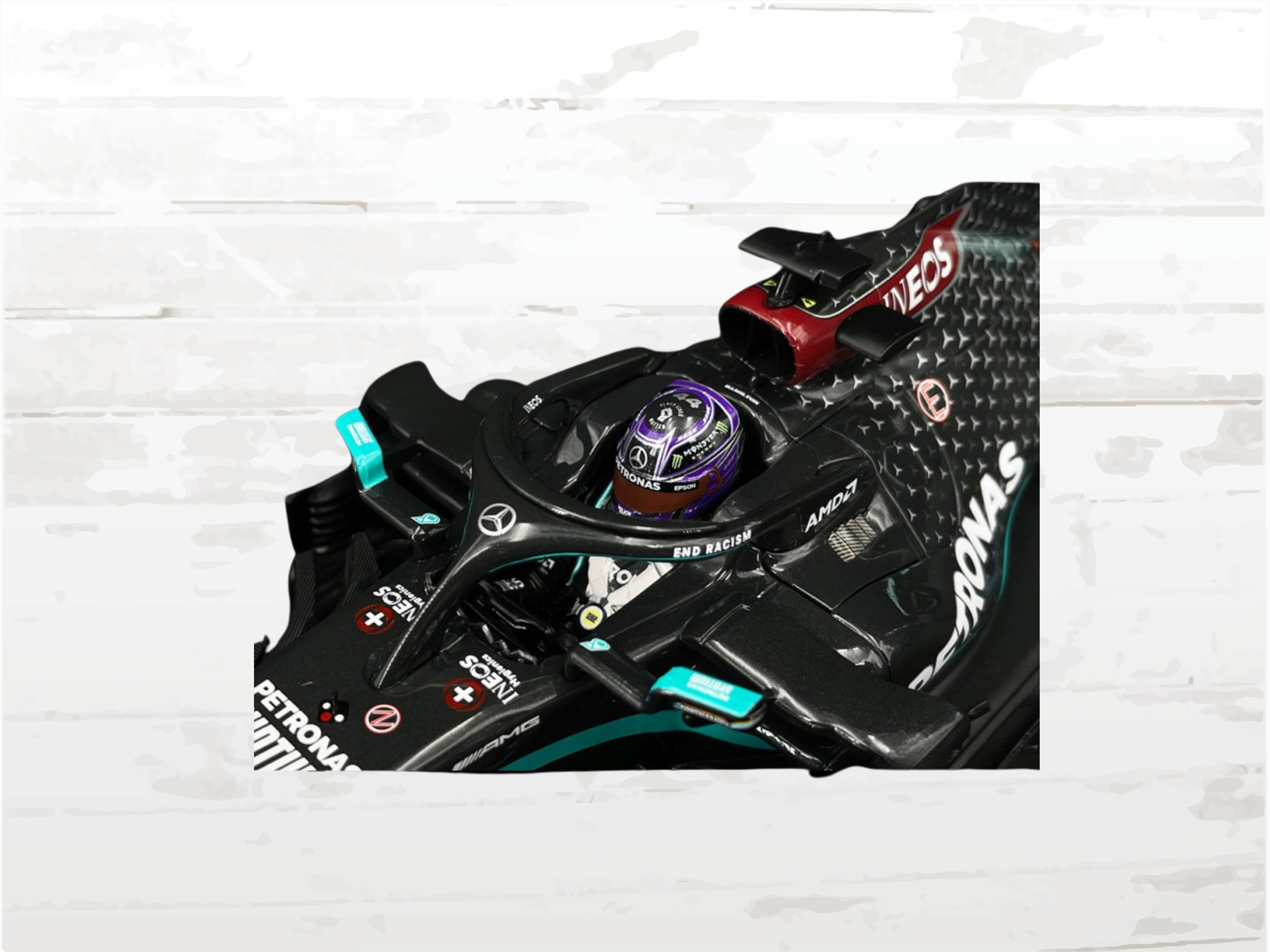 Lewis Hamilton Mercedes-AMG W11 No.44 F1 Winner British GP 2020 – 1/18 Scale Model