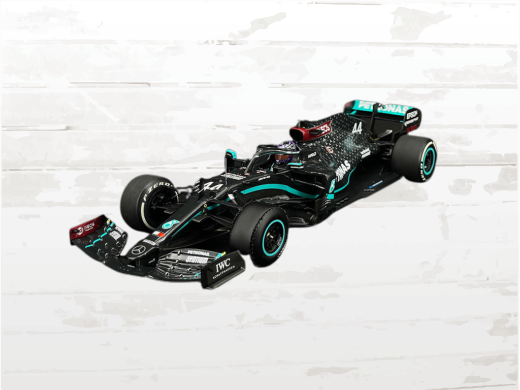 Lewis Hamilton Mercedes-AMG W11 No.44 F1 Winner British GP 2020 – 1/18 Scale Model