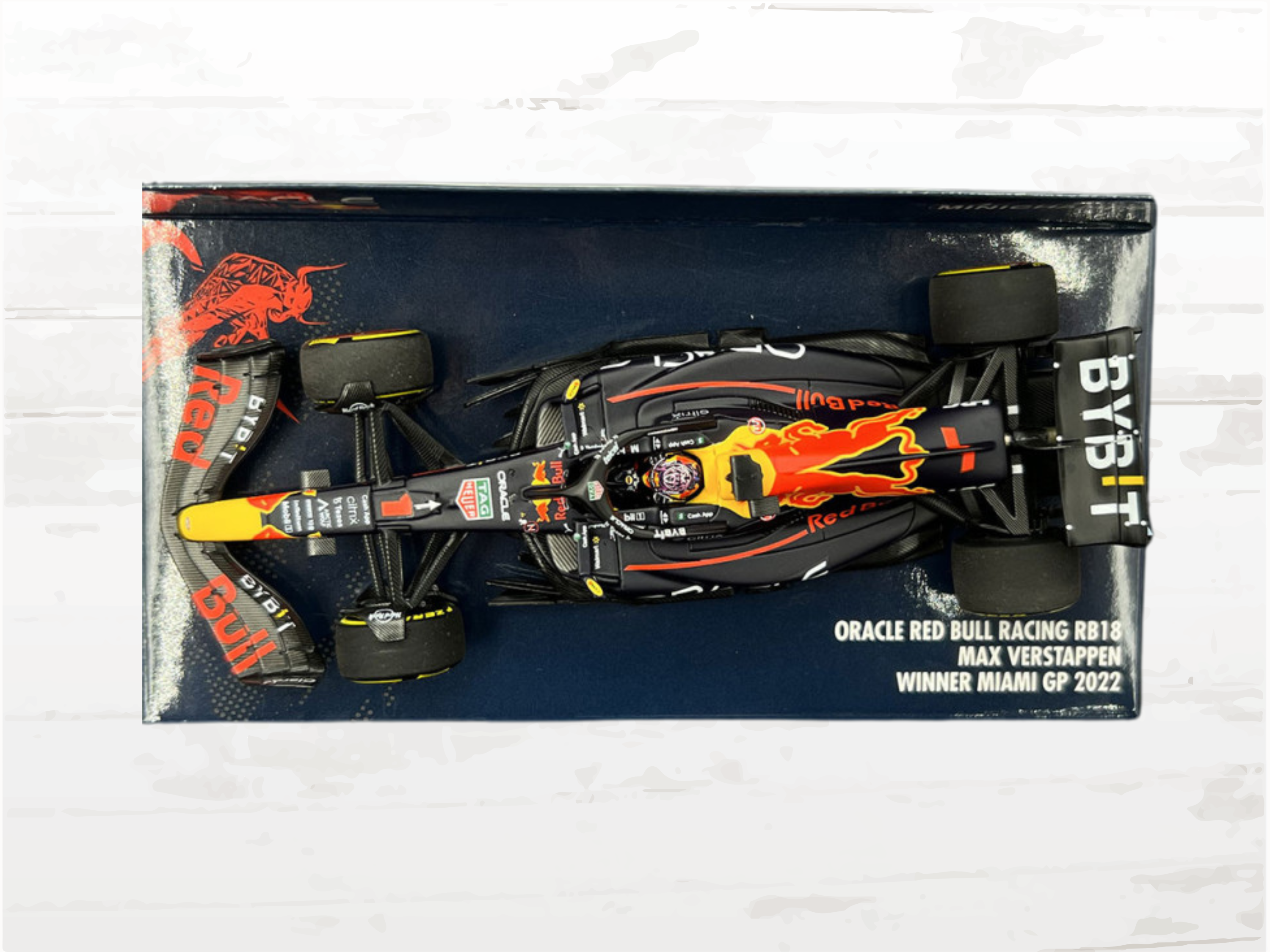 Max Verstappen Red Bull RB18 No.1 F1 Winner Miami GP 2022 – 1/43 Scale Model