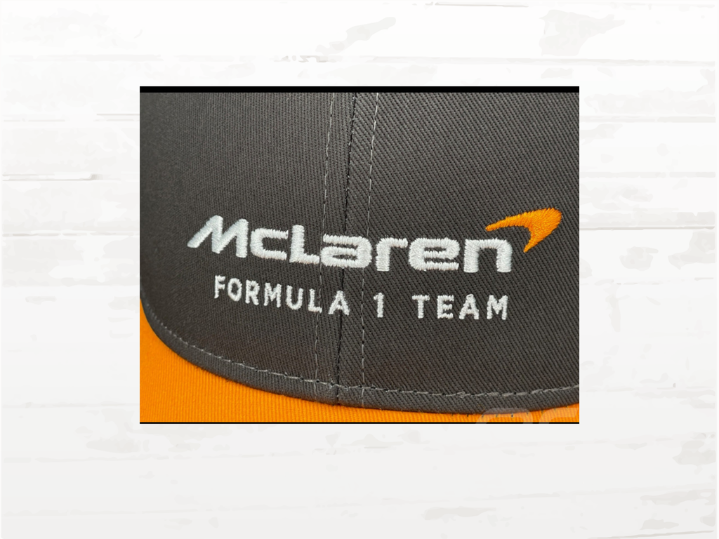 McLaren F1 Team Cap, Papaya Orange, Norris Piastri, Racing Hat, Adjustable, Unisex, Formula 1