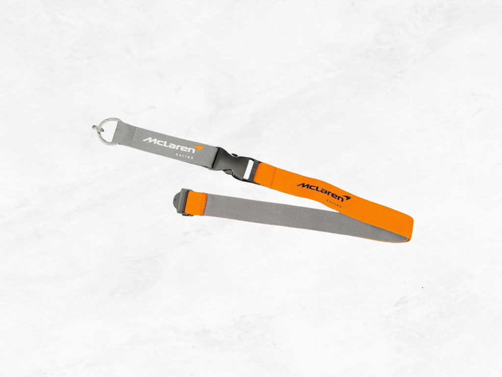 McLaren F1 Team Neck Keychain – Papaya Orange 2026 Lanyard – Formula 1 Fan Keychain