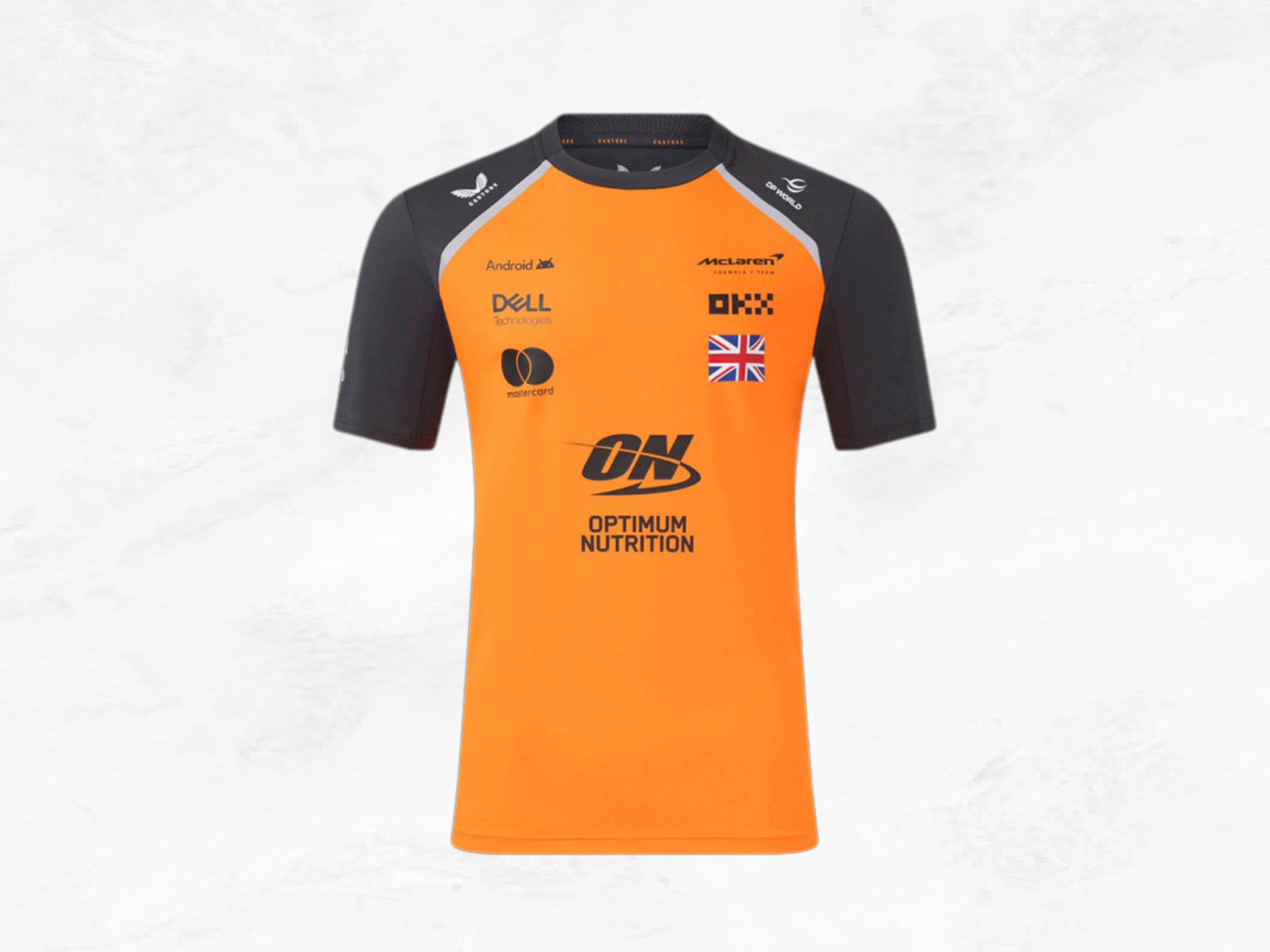 McLaren F1 Team T-Shirt No.4 Lando Norris – Papaya Orange Men's