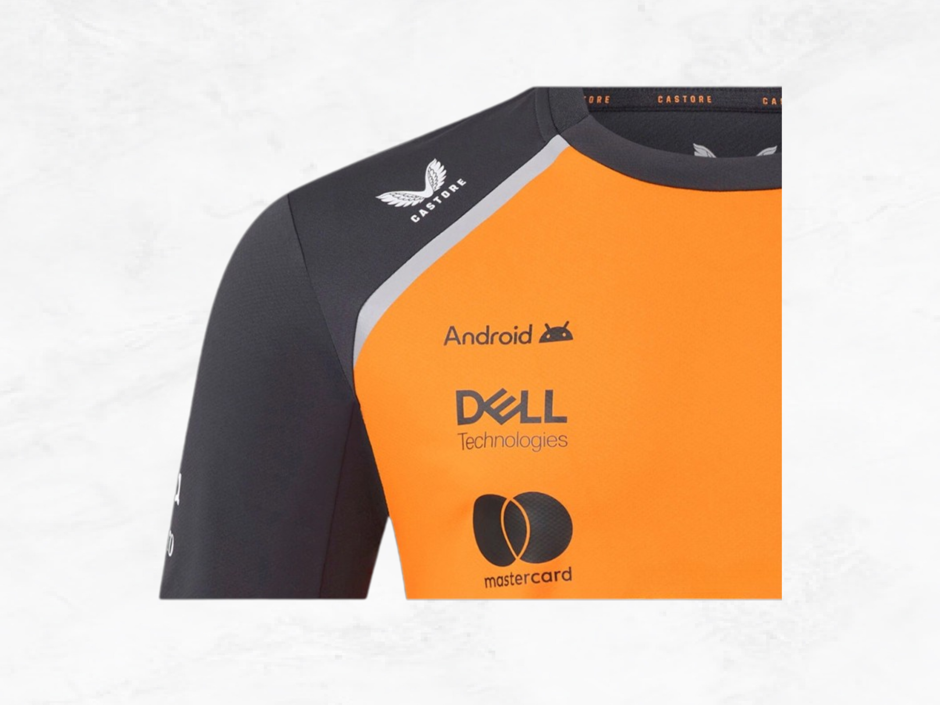 McLaren F1 Team T-Shirt No.4 Lando Norris – Papaya Orange Men's