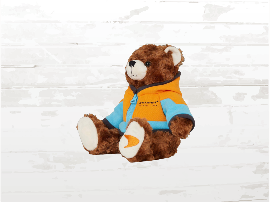 McLaren Teddy Bear I Norris Piastri  Papaya Orange I Plush with Team Hoodie