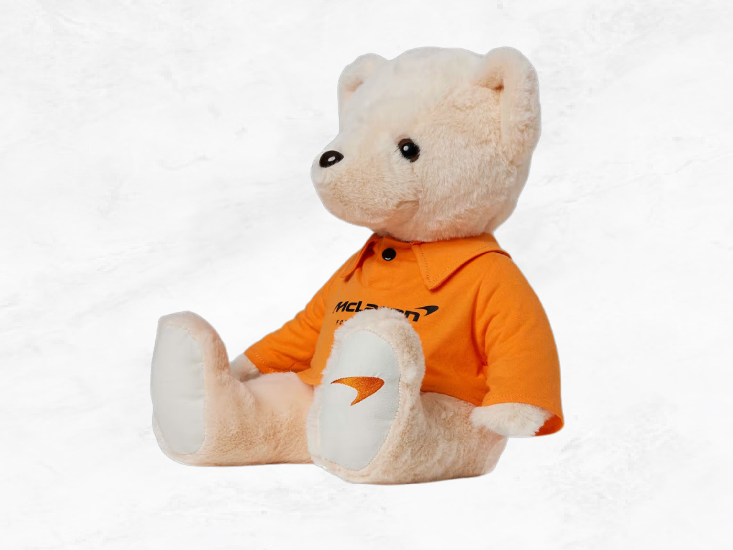 McLaren F1 Lando Norris Teddy Bear & Isothermal Bottle Set – Racing Plush Gift