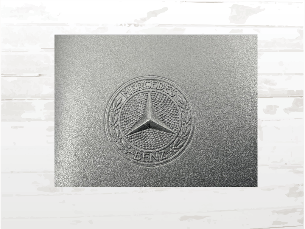 Mercedes-Benz Leather Card Holder – Black | Luxury Classic Automotive Wallet