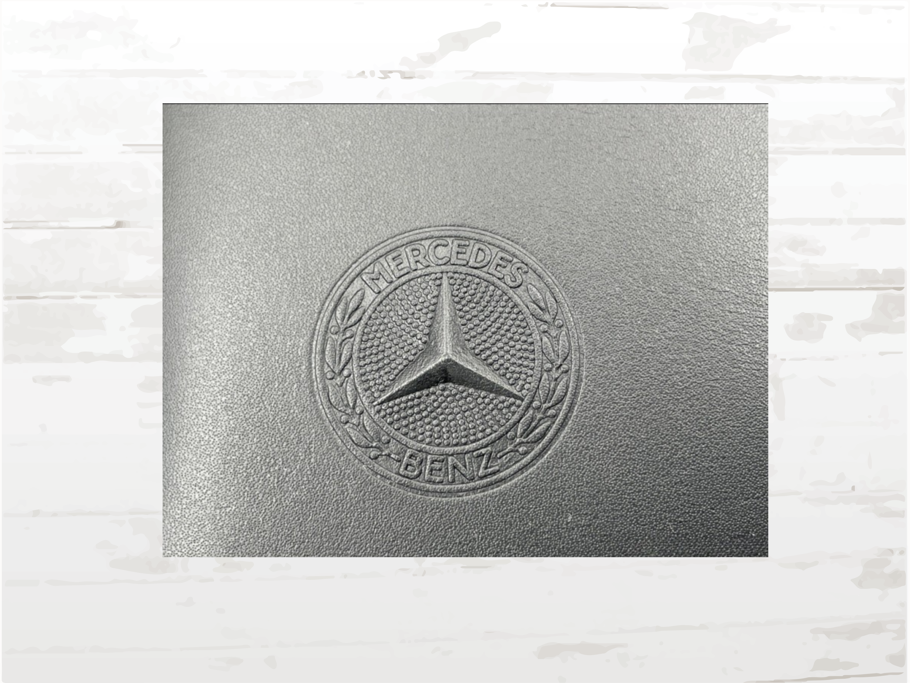 Mercedes-Benz Leather Card Holder – Black | Luxury Classic Automotive Wallet