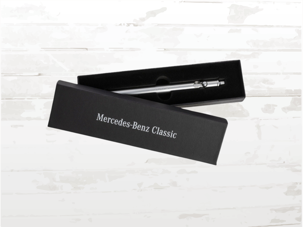 Mercedes-Benz 300 SL Ballpoint Pen – Silver Grey | Classic Automotive Gift