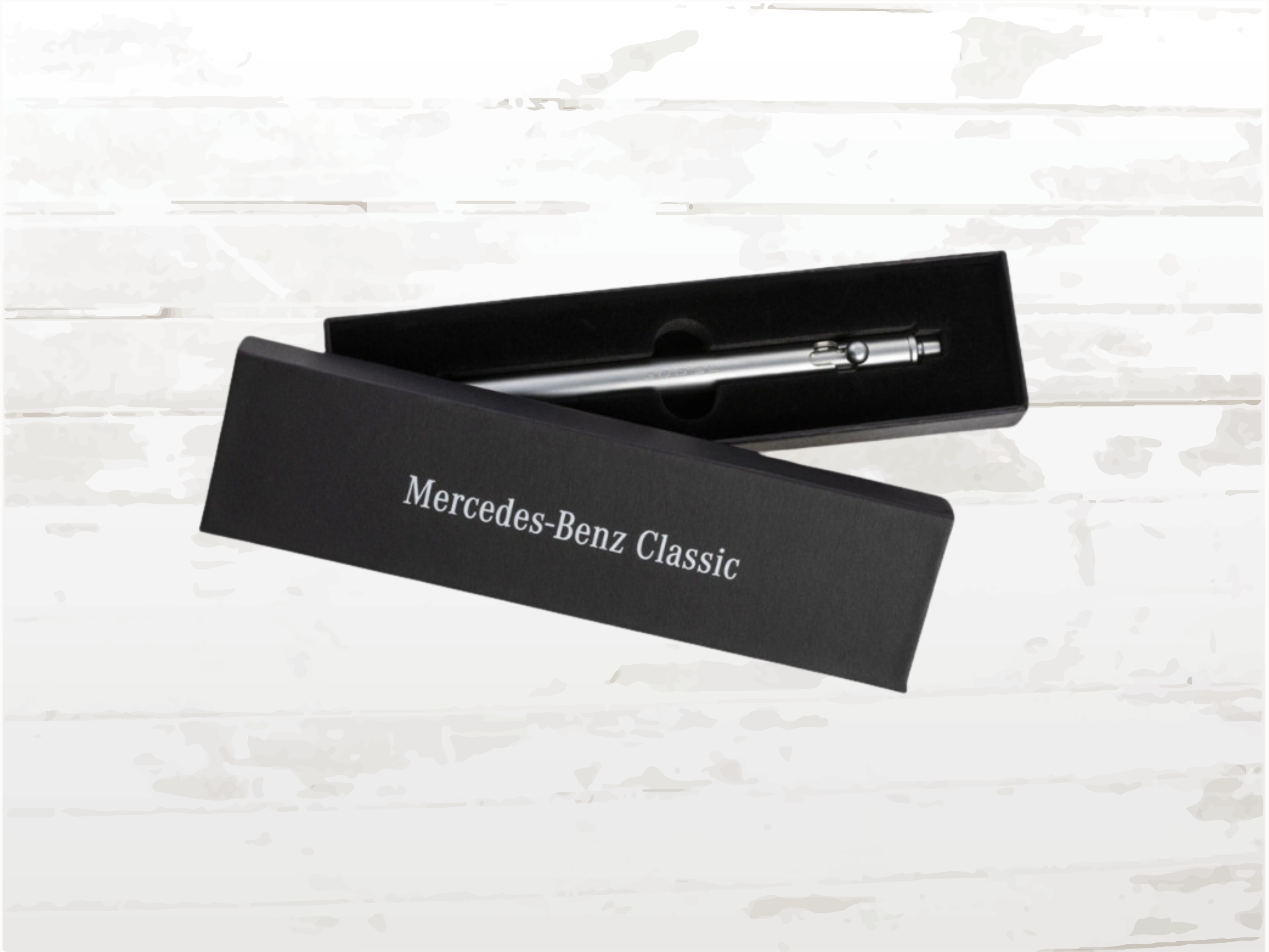 Mercedes-Benz 300 SL Ballpoint Pen – Silver Grey | Classic Automotive Gift