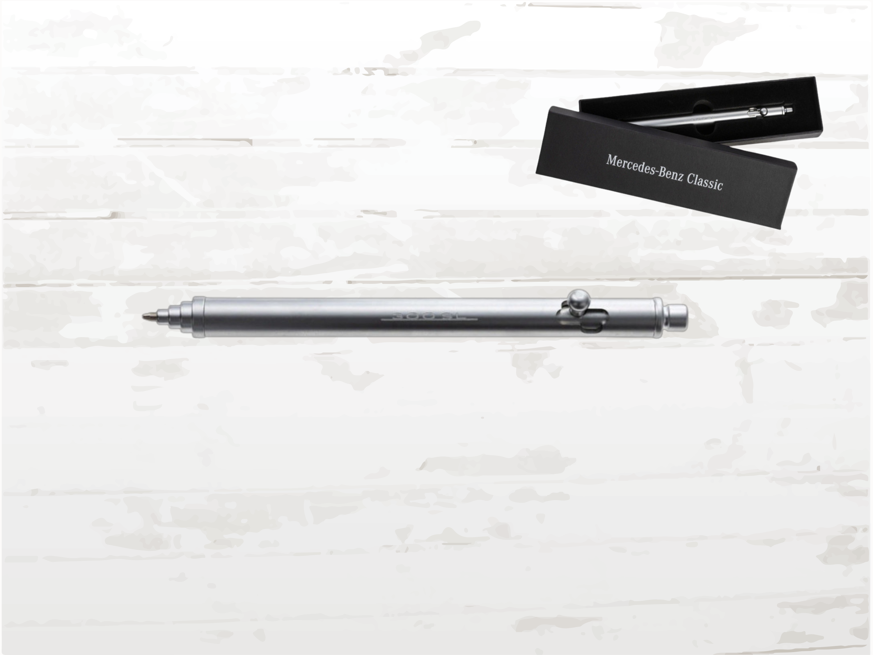Mercedes-Benz 300 SL Ballpoint Pen – Silver Grey | Classic Automotive Gift